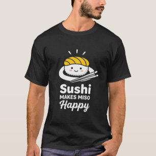 grappig voedsel liefhebber Japans Sushi Maakt Miso T-shirt