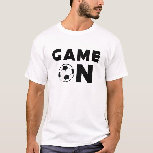 Grappig Voetbal Design T-shirt (Voorkant)