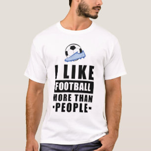Grappig Voetbal Design T-shirt