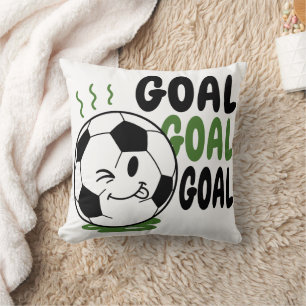 Grappig Voetbal Doel T-shirt Mooie Voetbal Bal Car Kussen