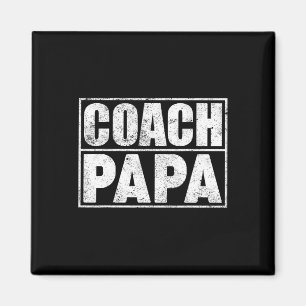 Grappig Voetbal Football Basketbal Coach Papa Vade Magneet