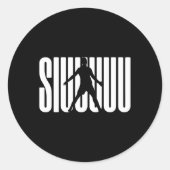 Grappig Voetbal Football Jongens Mannen Vrouwen Vo Ronde Sticker (Voorkant)