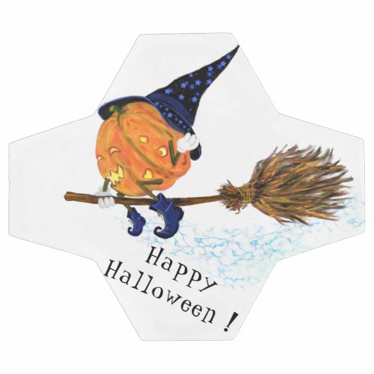 Grappig Voetbal Halloween Heksenpompoen Vliegen (Enkel)