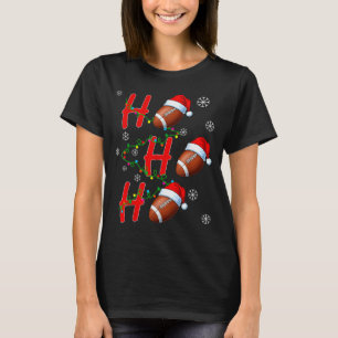 Grappig Voetbal Ho Ho Ho Kerstvakantie Voor Mannen T-shirt