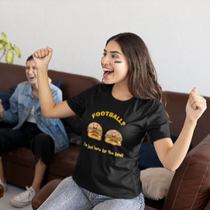 Grappig Voetbal – "Ik ben hier alleen voor het ete Tri-Blend Shirt