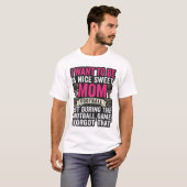 Grappig Voetbal Moeder Vintage Gravure Shirt Ontwe (Voorkant volledig)