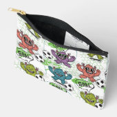 Grappig Voetbal Monsters Kinderen Patroon Etui (Open)