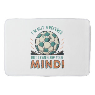 Grappig Voetbal Ontwerp Badmat