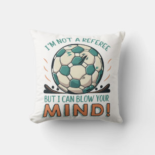 Grappig Voetbal Ontwerp Kussen