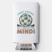 Grappig Voetbal Ontwerp Seltzer Blikjeskoeler (Achterkant)