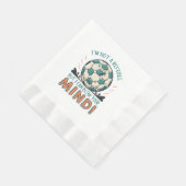 Grappig Voetbal Ontwerp Servet (Hoek)