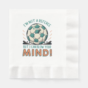 Grappig Voetbal Ontwerp Servet