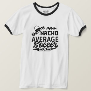 Grappig Voetbal Papa T-shirt Nacho Gemiddeld Voetb