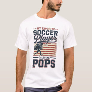 Grappig Voetbal Pops Vintage Gravure Shirt Ontwerp