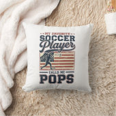 Grappig Voetbal Pops Vintage Gravure Shirt Ontwerp Kussen (Deken)