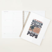 Grappig Voetbal Pops Vintage Gravure Shirt Ontwerp Planner (Display)