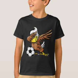 Grappig Voetbal T Shirt Dabbing Adelaar Shirt Spor