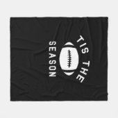 Grappig Voetbal Tis Het Seizoen Fleece Deken (Voorkant (Horizontaal))