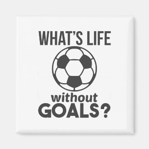 Grappig Voetbal Wat Is Leven Zonder Doelen  Magneet