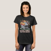 Grappig Voetbal Zondag Halftijd Snacks Shirt Game  (Voorkant volledig)