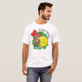 Grappig Voetbalontwerp T-shirt (Voorkant volledig)