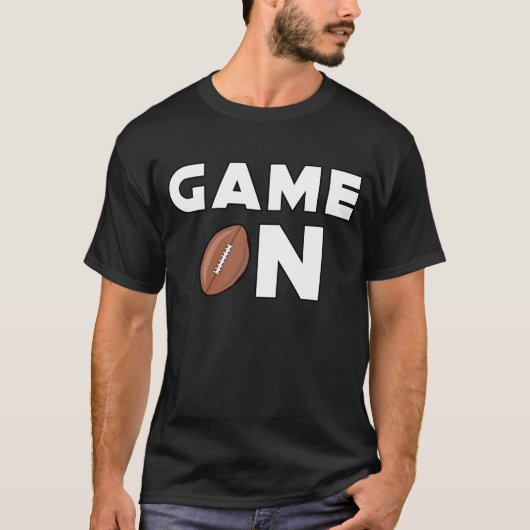 Grappig Voetbalontwerp T-shirt (Voorkant)