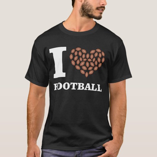 Grappig Voetbalontwerp T-shirt (Voorkant)