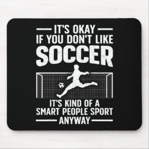 Grappig Voetbalontwerp Voor Mannen Vrouwen Voetbal Muismat
