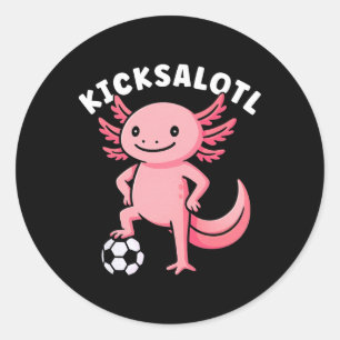 Grappig Voetbalshirt Jeugd Kinderen Jongens Meisje Ronde Sticker