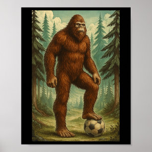 Grappig Voetbalshirt Voor Jongens Mannen Jeugd Voe Poster