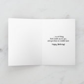 Grappig vogeldagkaartje kaart (Binnen)