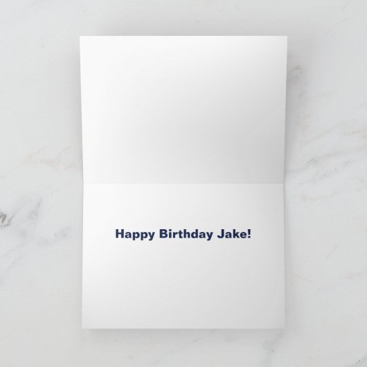 Grappig vogeldagkaartje| Ouderdom komt voor u Kaart (Binnen)