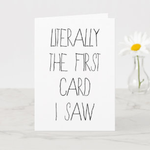 Grappig vogelkaartje letterlijk de eerste kaart di