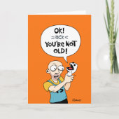 Grappig vogelkaartje voor Guy Kaart (Voorkant)