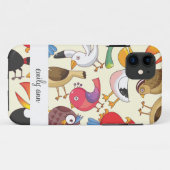 Grappig vogelpatroon Case-Mate iPhone case (Achterkant (horizontaal))