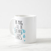Grappig Vol Studenten Tranen Koffie Mok (Voorkant links)