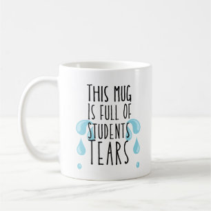 Grappig Vol Studenten Tranen Koffie Mok