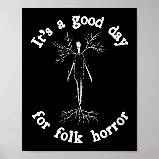 Grappig Volk Horror Gezegde Oude heidense Symbool Poster (Voorkant)