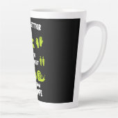 Grappig volkstuinen latte mok (Rechts)