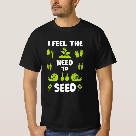 Grappig volkstuinen t-shirt (Voorkant)