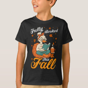 Grappig Volledig Geboekt Deze Herfst Boekenwurm Ga T-shirt