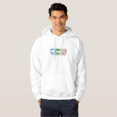 grappig volleybal hoodie (Voorkant volledig)