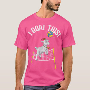 Grappig Volleybal Ik Geit Deze Geit Lover Beach Vo T-shirt