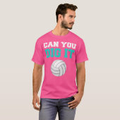 Grappig volleybal kun je graven het geschenken t-shirt (Voorkant volledig)