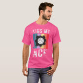 Grappig Volleybal Kus Mijn Aas Zonsondergang T-shirt (Voorkant volledig)