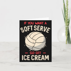 Grappig volleybal Shirt voor meisjes Tiener vrouwe Kaart