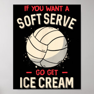 Grappig volleybal Shirt voor meisjes Tiener vrouwe Poster
