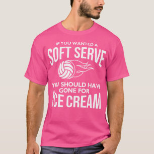 Grappig Volleybal Soft Serve Ice Cream T-shirt