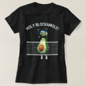 Grappig volleybal voor mannen Heilige Guacamole vo T-shirt (Design voorkant)