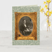 Grappig Volwassen Dorian Gray Halloween Verjaardag Kaart (Gele Bloem)